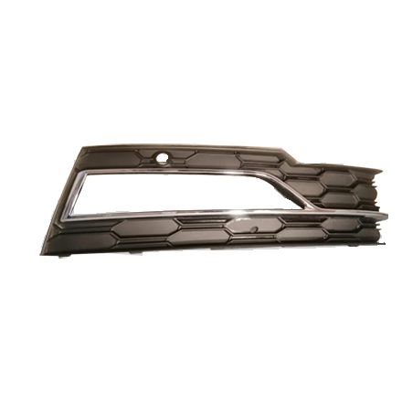 GRIGLIA PARAURTI ANTERIORE SINISTRA NERA CON FENDINEBBIA CON MODANATURA CROMATA CON SENSORI SKODA OCTAVIA 7 NX3NN3PV3NX5PV5 012