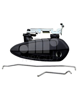 MANIGLIA ESTERNA SENZA BLOCCHETTO IN PLASTICA NERO ANTERIORE SINISTRO FIAT GRANDE PUNTO 0105  0112 VERS 5P