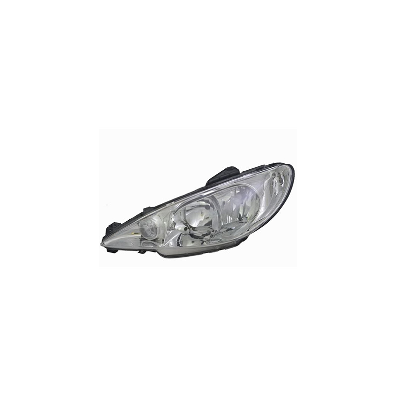 PROIETTORE SINISTRO MODELLO VALEO PEUGEOT 206 2A2C2D2E2K 0198  0109 VERS 2006