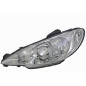 PROIETTORE SINISTRO MODELLO VALEO PEUGEOT 206 2A2C2D2E2K 0198  0109 VERS 2006
