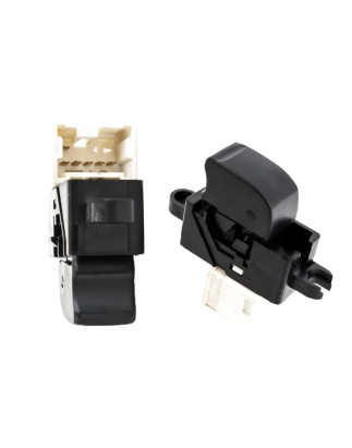 INTERRUTTORE ALZACRISTALLI PORTA ANTERIORE DESTRA 6 PIN 1 INTERRUTTORE CON CONNETTORE BIANCO NISSAN ALMERA HB N16 0100  0106, N