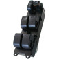 BLOCCO COMANDI ALZACRISTALLI ANTERIORE PORTA ANTERIORE SINISTRA 21 PIN 4 INTERRUTTORI TOYOTA LAND CRUISER PRADO 90 J9 0196  019