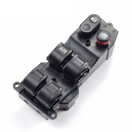BLOCCO COMANDI ALZACRISTALLI ANTERIORE PORTA ANTERIORE SINISTRA 23 PIN 4 INTERRUTTORI HONDA JAZZ GDGE3GE2 0101  0108 VERS 2004
