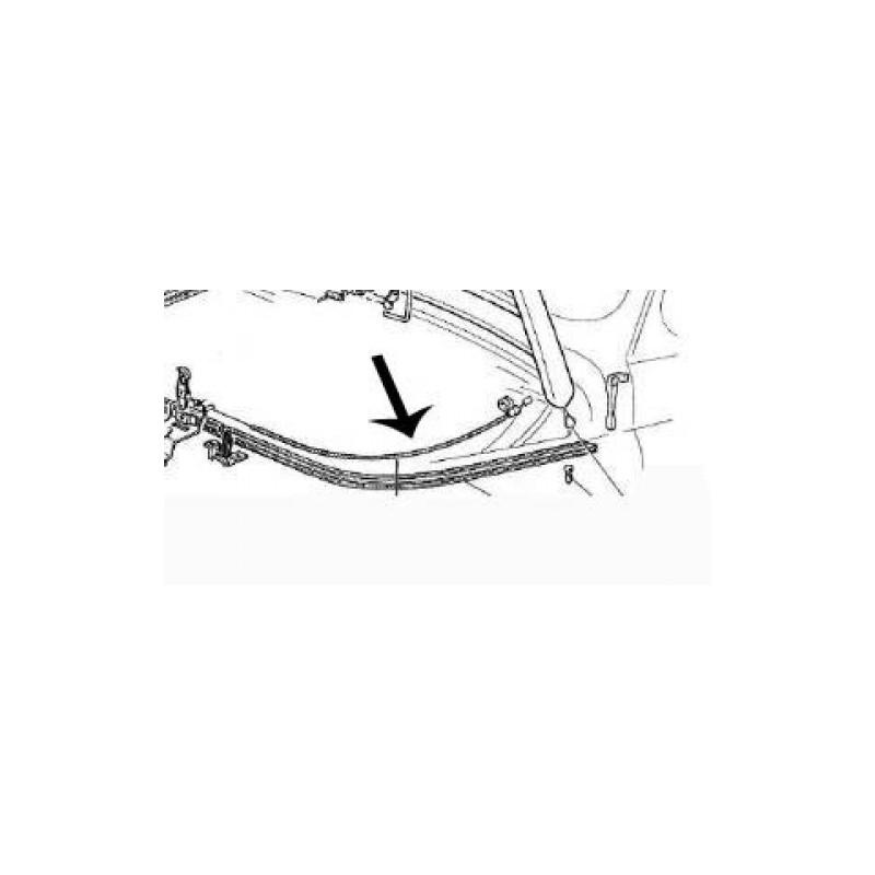 CAVO APERTURA COFANO FIAT 500 FLR SENZA GUAINA