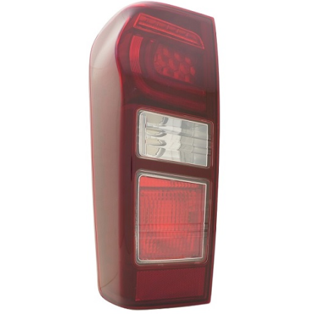 FANALE POSTERIORE SINISTRO SENZA PORTALAMPADA LED FONDO SCURO CON RETRONEBBIA ISUZU PU D-MAX 0116  0120