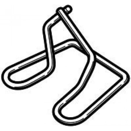 MOLLETTA FISSAGGIO MODANATURA SOTTOPORTA FIAT 500 FLR