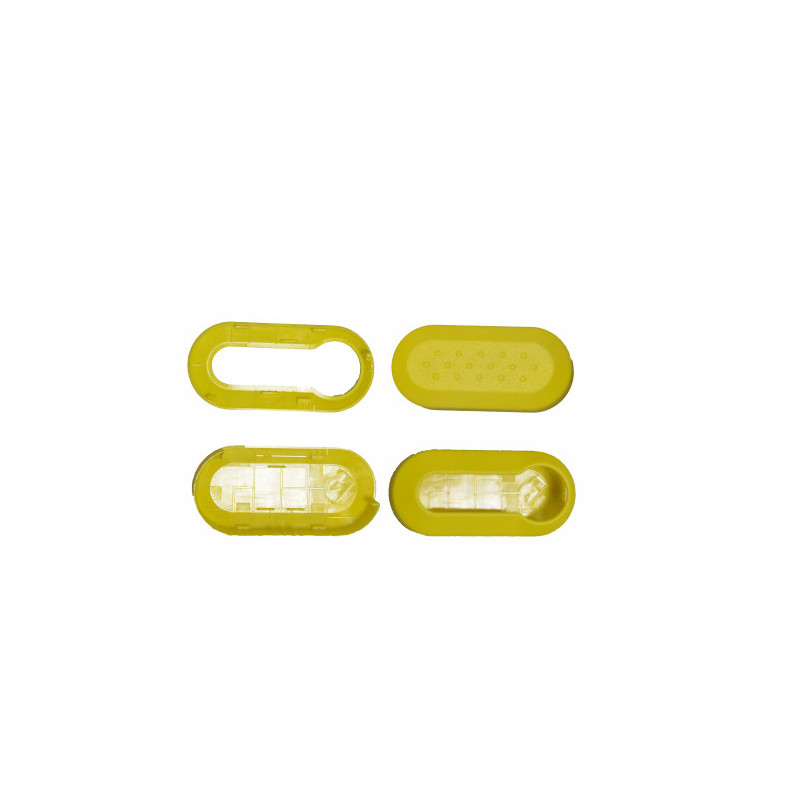 GUSCIO CHIAVE GIALLO 0 TASTI: FIAT 500 0107  0115, FIAT 500 L 0112  0117, FIAT BRAVO 0107  0114, FIAT GRANDE PUNTO 0105  0112