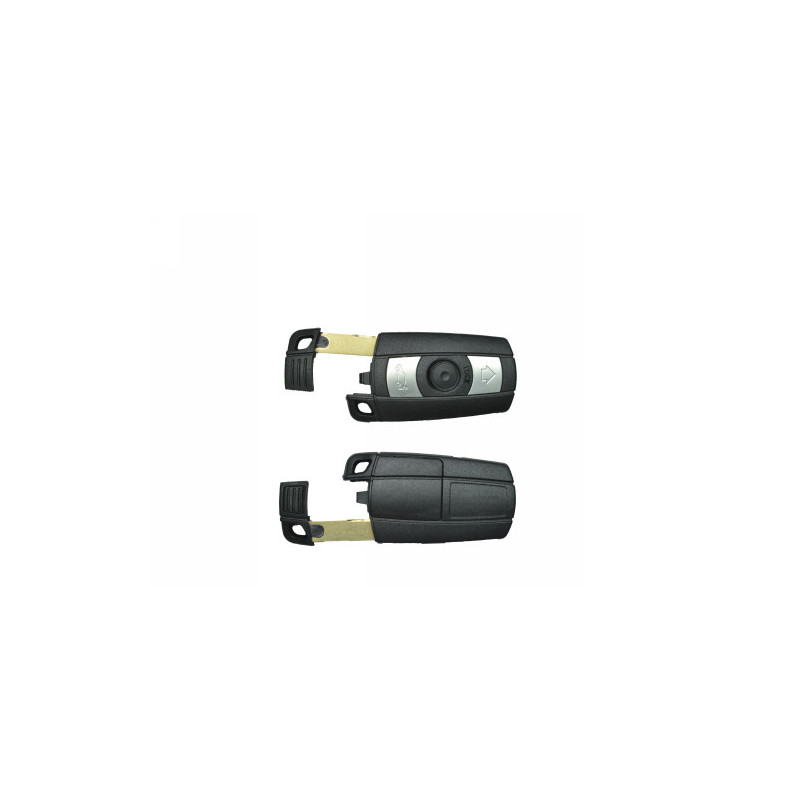 GUSCIO CHIAVE NERO CON TASTI ARGENTO 3 TASTI: TASTO APERTURA TASTO CHIUSURA TASTO PORTELLONE LAMA DI EMERGENZA BMW SERIES 1 E81