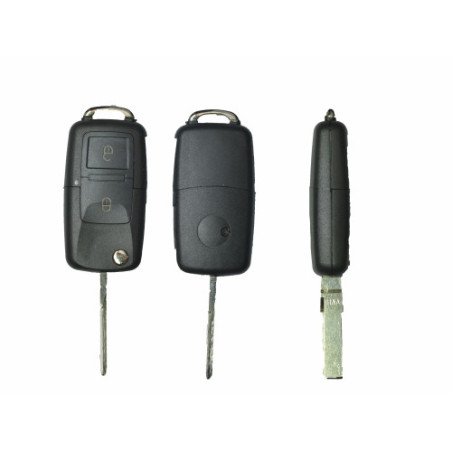 GUSCIO CHIAVE NERO 2 TASTI: TASTO APERTURA TASTO CHIUSURA LAMA HU66 VOLKSWAGEN GOLF III 0192  0198, VOLKSWAGEN GOLF IV 0198  01