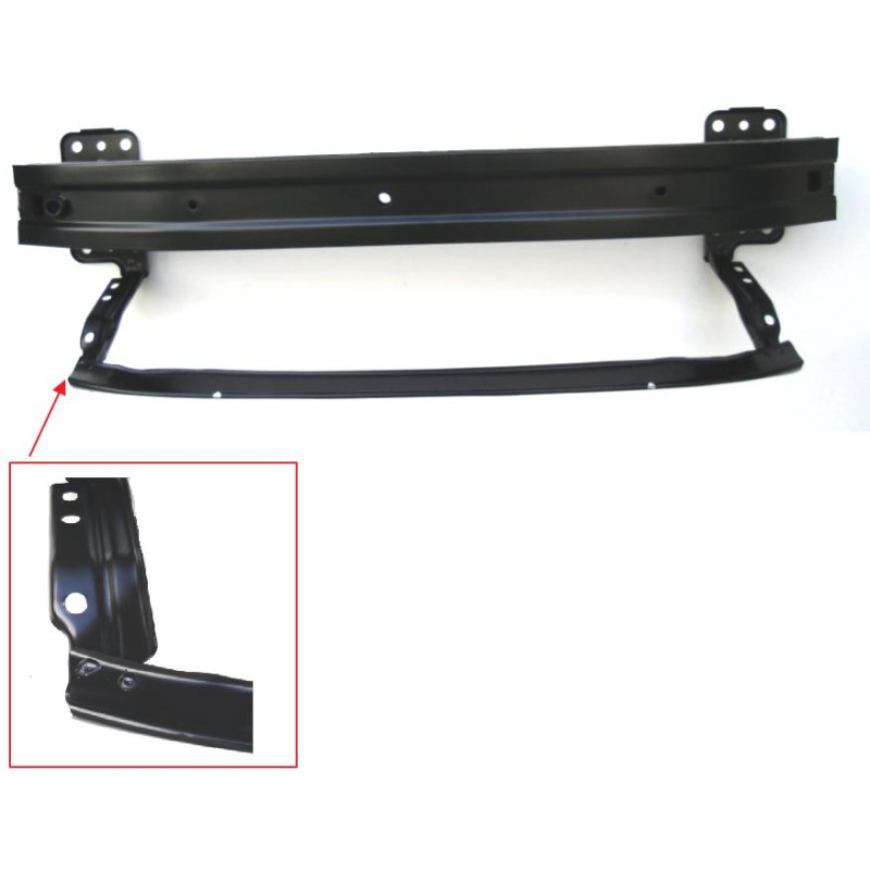 RINFORZO PARAURTI ANTERIORE COMPLETO FIAT GRANDE PUNTO 0105  0112