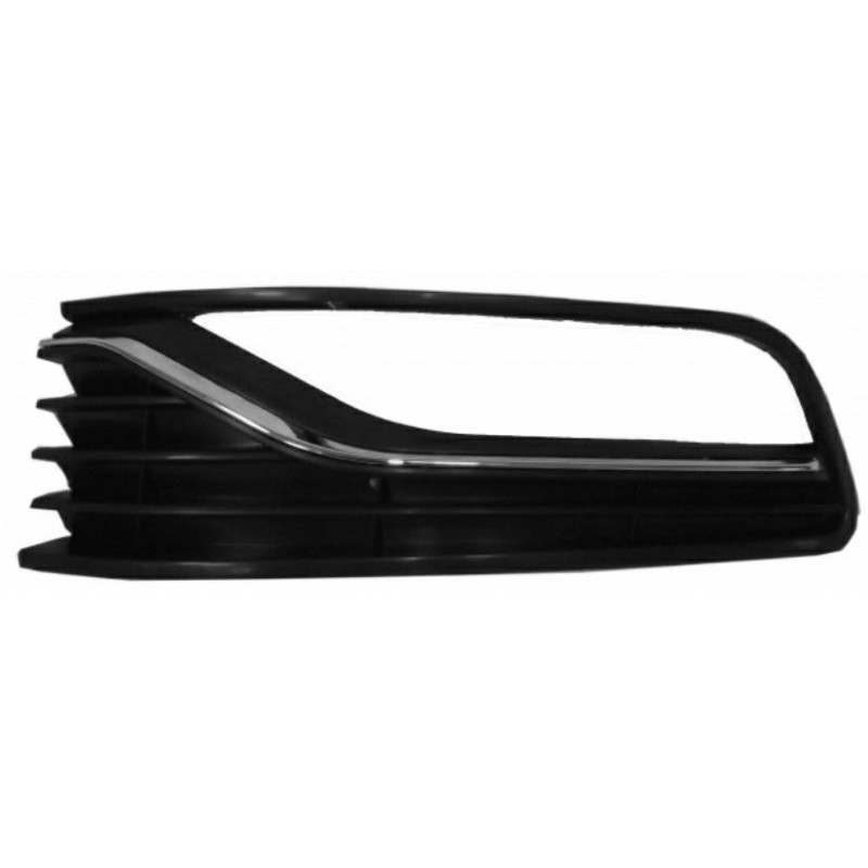 GRIGLIA PARAURTI ANTERIORE SINISTRA MODELLO HIGHLINE CON FENDINEBBIA CON MODANATURA CROMATA VOLKSWAGEN POLO 0114  0117