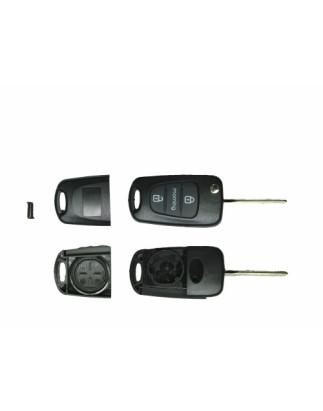 GUSCIO CHIAVE NERO 3 TASTI: SCRITTA MORNING TASTO APERTURA TASTO CHIUSURA TASTO PORTELLONE LAMA TOY40 HYUNDAI i20 0112  0114, H