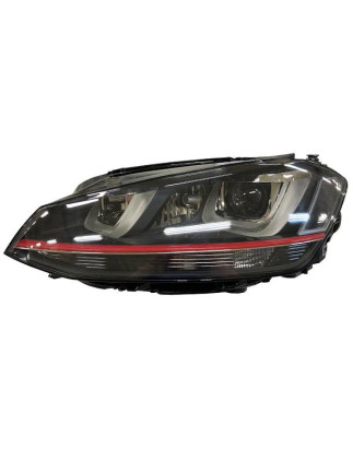 PROIETTORE DESTRO LED CON LED CON PARABOLA NERA CON MOTORE CON AFS VOLKSWAGEN GOLF VII 0113  0116