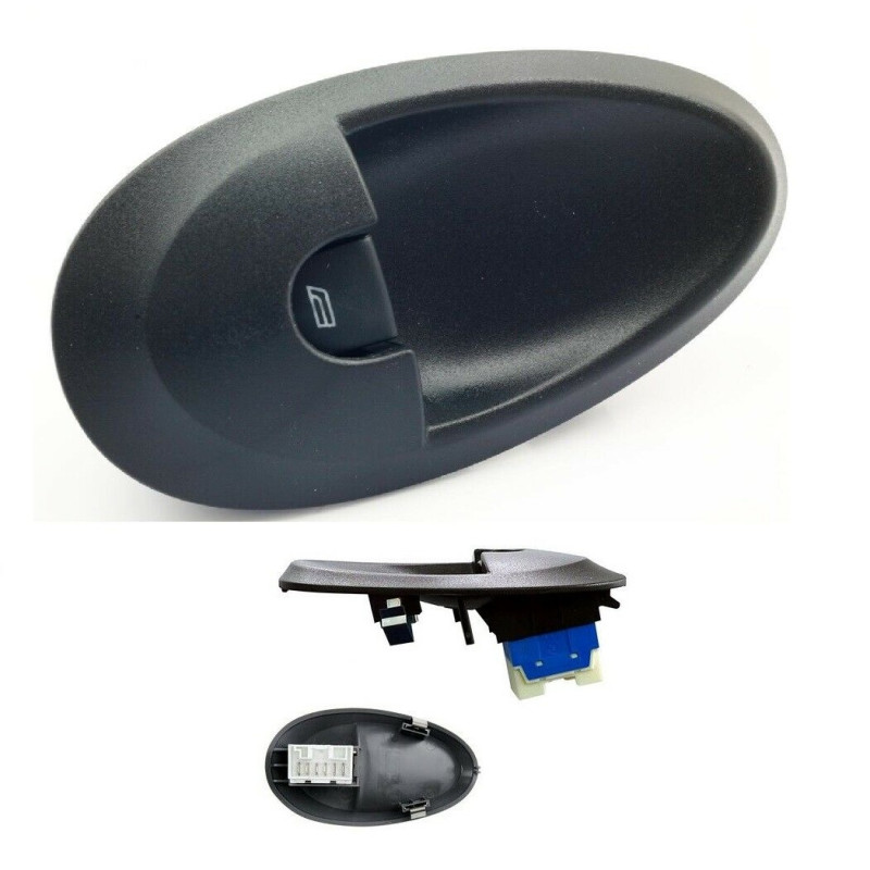 PULSANTIERA ALZACRISTALLI PORTA ANTERIORE DESTRA 6 PIN 1 INTERRUTTORI IVECO DAILY 0100  0107