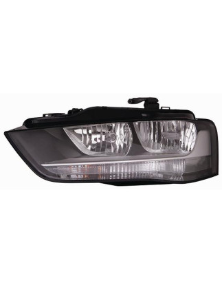 PROIETTORE DESTRO CON PARABOLA NERA CON MOTORE AUDI A4 8KH8K28K5 20112015