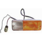 FANALE ANTERIORE SINISTRO CON PORTALAMPADA BIANCOARANCIO SUZUKI JEEP SJ413 19841990      , SUZUKI JEEP SJ413 19902004