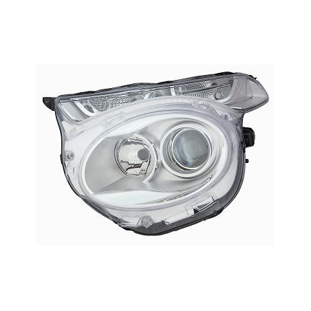 PROIETTORE SINISTRO H7+H7 CON PREDISPOSIZIONE REGOLAZIONE ELETTRICA CITROEN C1 PAPS 2014