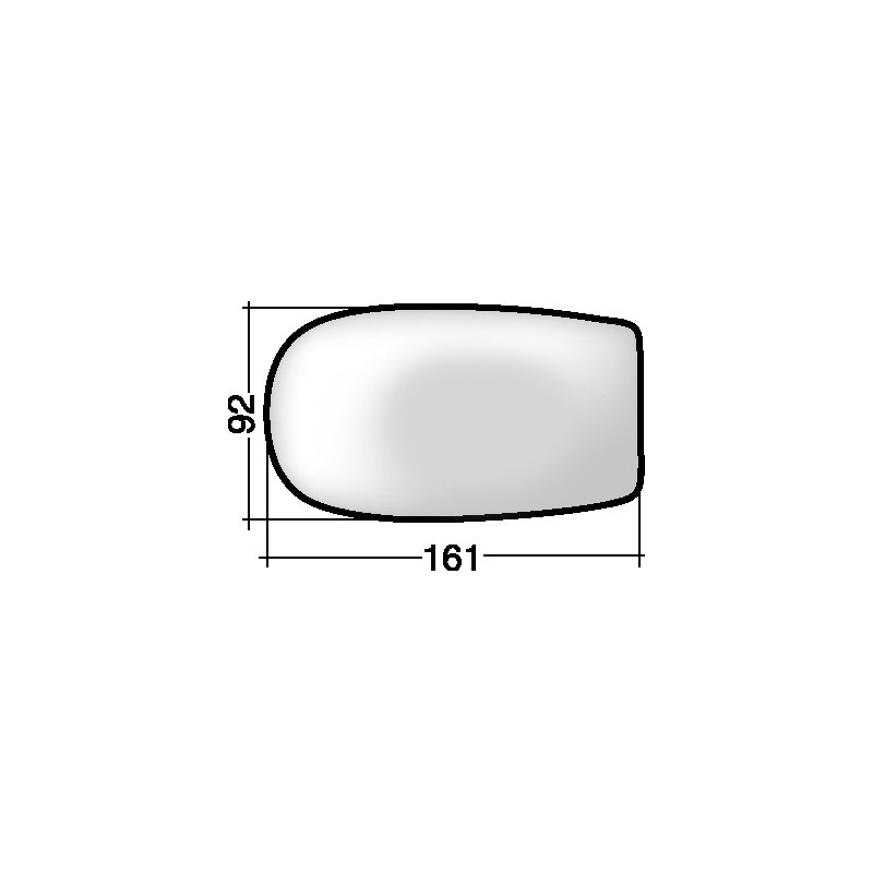 VETRO CON PIASTRA DESTROSINISTRO ASFERICO TERMICO FIAT PUNTO 0103  0111, FIAT PUNTO 0199  0103