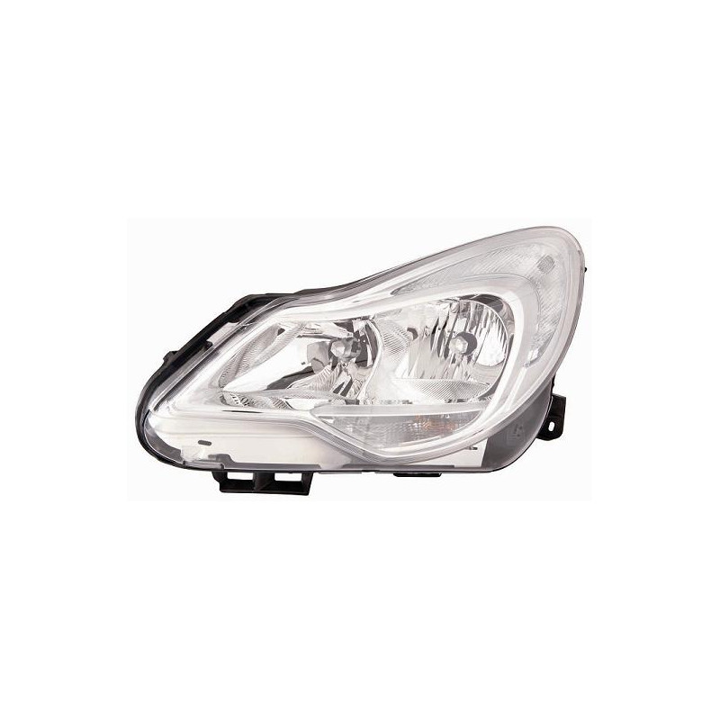 PROIETTORE SINISTRO H7-H1-PY24W CON PARABOLA CROMATA CON MOTORE OPEL CORSA D S07 20062015       VERS 2011