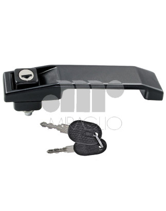 MANIGLIA ESTERNA SENZA FONDELLO NERO ANTERIORE DESTRO CON CHIAVE FIAT DUCATO I 290 19891994