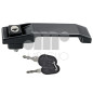MANIGLIA ESTERNA SENZA FONDELLO NERO ANTERIORE DESTRO CON CHIAVE FIAT DUCATO I 290 19891994