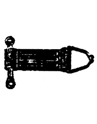 MANIGLIA INTERNA TIRANTE SCHIENALE FIAT 500 F  L  R 19651975