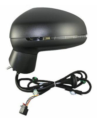 RETROVISORE ELETTRICO DESTRO 6 PIN CON PRIMER TERMICO CON FANALINO INTEGRATO AUDI A1 8X18XK8XA8XF 20102014