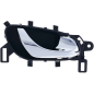 MANIGLIA INTERNA NERA CLEVA CROMATA ANTERIOREPOSTERIORE SINISTRO NISSAN PU NAVARA NP300 2WD-4WD D23 20152025      , NISSAN PULS