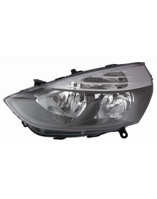 PROIETTORE DESTRO CON PARABOLA NERA CON BORDO INTERNO NERO CON MOTORE RENAULT CLIO IV BHKH 20132016      , RENAULT CLIO IV BHKH