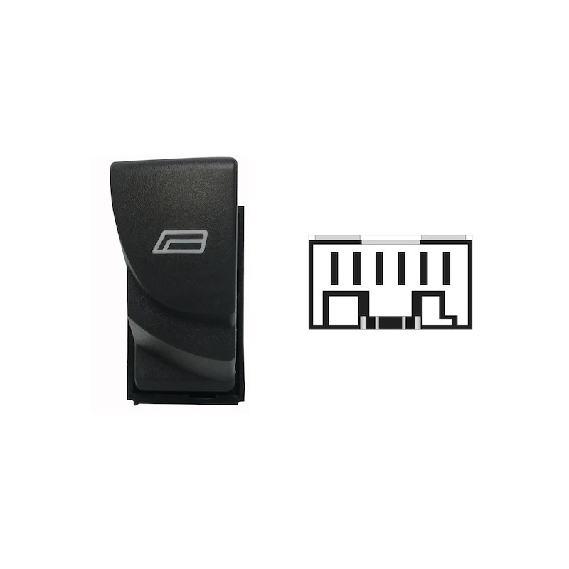 INTERRUTTORE BLOCCO COMANDI SINISTRO PORTA ANTERIORE SINISTRA 6 PIN CITROEN JUMPER II 244 20022006      , CITROEN JUMPER I 230L