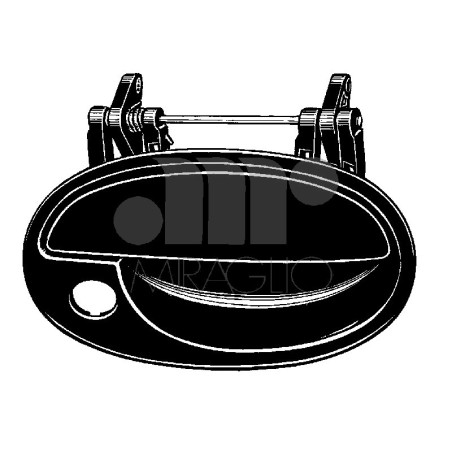 MANIGLIA ESTERNA ANTERIORE DESTRO OPEL COMBO TF0TF1 20002012      , OPEL CORSA C X01 20002006      , OPEL MERIVA X03 20032010