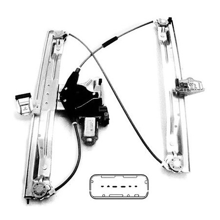 ALZACRISTALLO ELETTRICO POSTERIORE SINISTRO 5 PORTE COMFORT CITROEN C3 PICASSO SH 20092012