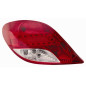 FANALE POSTERIORE SINISTRO SENZA PORTALAMPADA BIANCOROSSO LED PEUGEOT 207 WDWAWC 20062014       VERS 2010