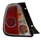 FANALE POSTERIORE DESTRO SENZA PORTALAMPADA BORDO NERO FIAT 500 312 20072015