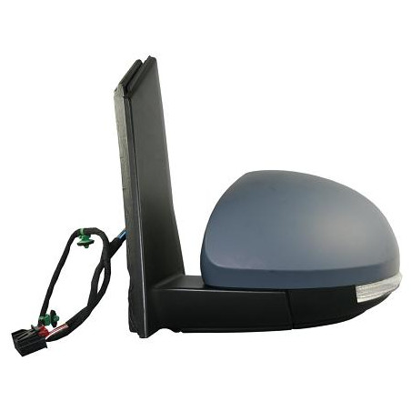 RETROVISORE ELETTRICO SINISTRO 13 PIN CON PRIMER TERMICO ASFERICO RICHIUDIBILE ELETTRICAMENTE CON FANALINO INTEGRATO CON LUCE D