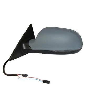 RETROVISORE ELETTRICO DESTRO 12 PIN CON PRIMER TERMICO ASFERICO RICHIUDIBILE ELETTRICAMENTE CON FANALINO INTEGRATO LED AUDI A3 