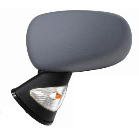 RETROVISORE MECCANICO DESTRO CON PRIMER CON FANALINO INTEGRATO BIANCO CON SONDA RENAULT MODUS FJP0 20052008