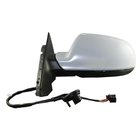 RETROVISORE ELETTRICO DESTRO 10 PIN CON PRIMER TERMICO ASFERICO RICHIUDIBILE ELETTRICAMENTE CON FANALINO INTEGRATO AUDI A3 8P18