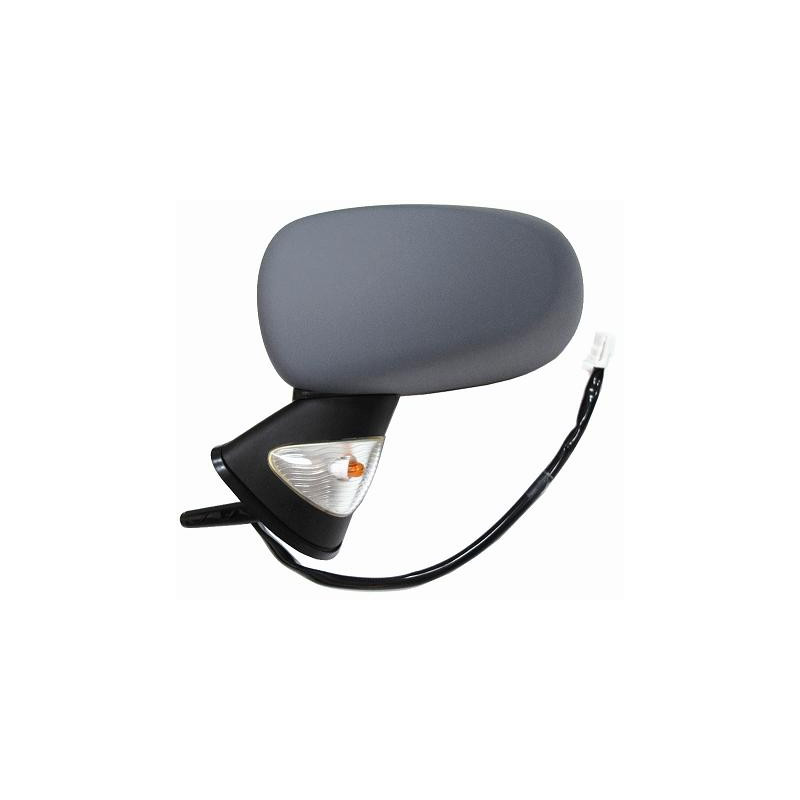RETROVISORE ELETTRICO DESTRO CON PRIMER TERMICO CON FANALINO INTEGRATO BIANCO CON SONDA RENAULT MODUS FJP0 20052008
