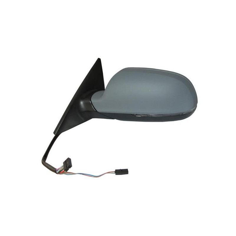 RETROVISORE ELETTRICO SINISTRO 8 PIN CON PRIMER TERMICO ASFERICO CON FANALINO INTEGRATO LED AUDI A3 8P18PA8P7 20082012      , A