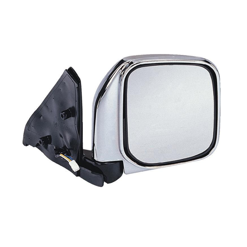 RETROVISORE ELETTRICO SINISTRO CROMATO 5 PIN TERMICO MITSUBISHI PAJERO V6WV7W 20012007