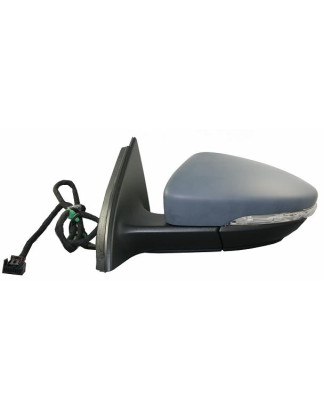 RETROVISORE ELETTRICO DESTRO 6 PIN CON PRIMER TERMICO CON FANALINO INTEGRATO VOLKSWAGEN PASSAT 362365 20112015