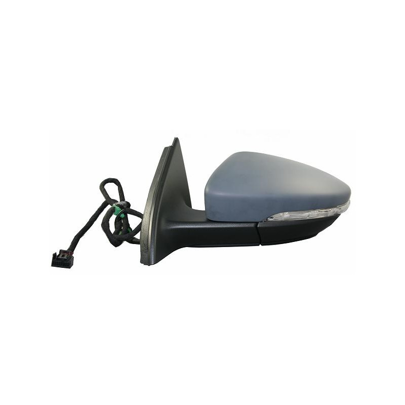 RETROVISORE ELETTRICO DESTRO 6 PIN CON PRIMER TERMICO CON FANALINO INTEGRATO VOLKSWAGEN PASSAT 362365 20112015