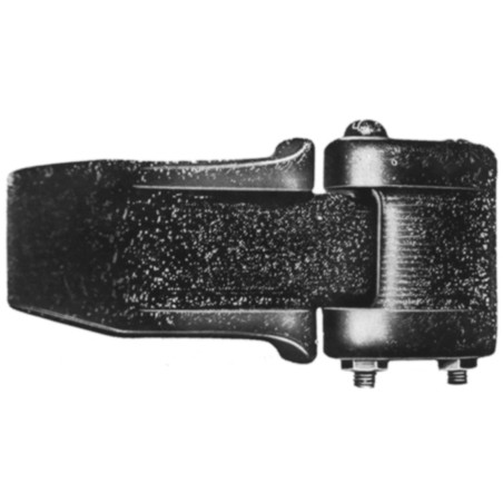 CHIUSURA COFANO GANCIO CAPOTE IN PLASTICA NERO FIAT 500 F  L  R 19651975