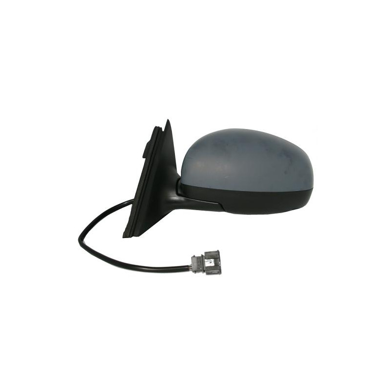RETROVISORE ELETTRICO SINISTRO 5 PIN CON PRIMER TERMICO ASFERICO CON CONNETTORE RETTANGOLARE SKODA FABIA 542545 20072010      ,