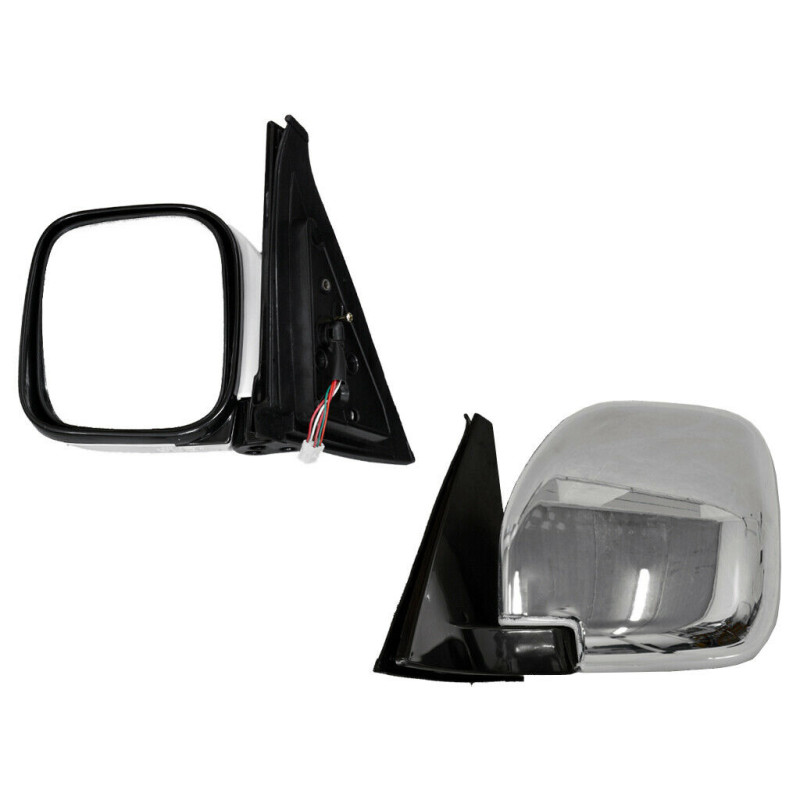 RETROVISORE ELETTRICO DESTRO BRACCIO CROMATO TERMICO RICHIUDIBILE ELETTRICAMENTE MITSUBISHI PAJERO V6WV7W 20012007