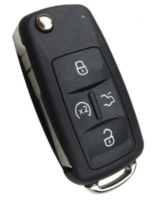 GUSCIO CHIAVE 4+1 TASTI: TASTO COMANDI TASTO APERTURA TASTO CHIUSURA TASTO PORTELLONE TASTO PANIC LAMA HU66 VOLKSWAGEN SHARAN 7
