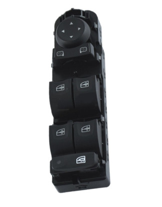 BLOCCO COMANDI ALZACRISTALLIRETROVISORI ANTERIORE PORTA ANTERIORE SINISTRA 13 PIN 4 INTERRUTTORI RENAULT FLUENCE L3 20102013   