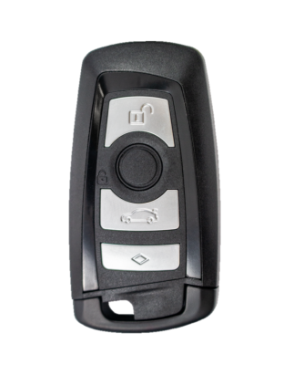 GUSCIO CHIAVE NERO CON TASTI ARGENTO 4 TASTI: TASTO APERTURA TASTO CHIUSURA TASTO PORTELLONE LAMA BMW SERIES 5 E60E61 20032010 