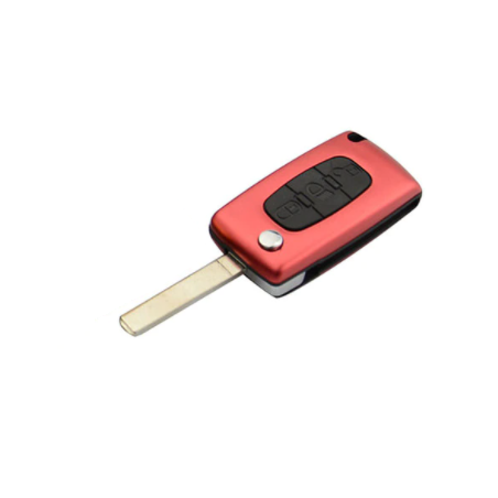 GUSCIO CHIAVE ROSSO 3 TASTI: TASTO APERTURA TASTO CHIUSURA TASTO LUCI PEUGEOT 207 WDWAWC 20062014      , PEUGEOT 307 3A3C 20012